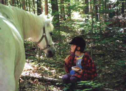 Lunch time on the trail